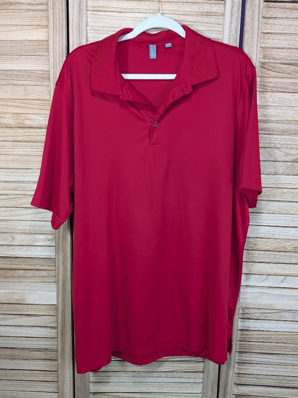 🧨🧨Ashworth Red Men's Polo Shirt Size 2XL